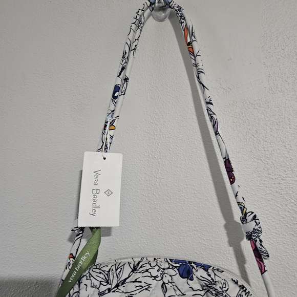 Vera Bradley White Floral Crossbody Bag - Picture 3 of 9